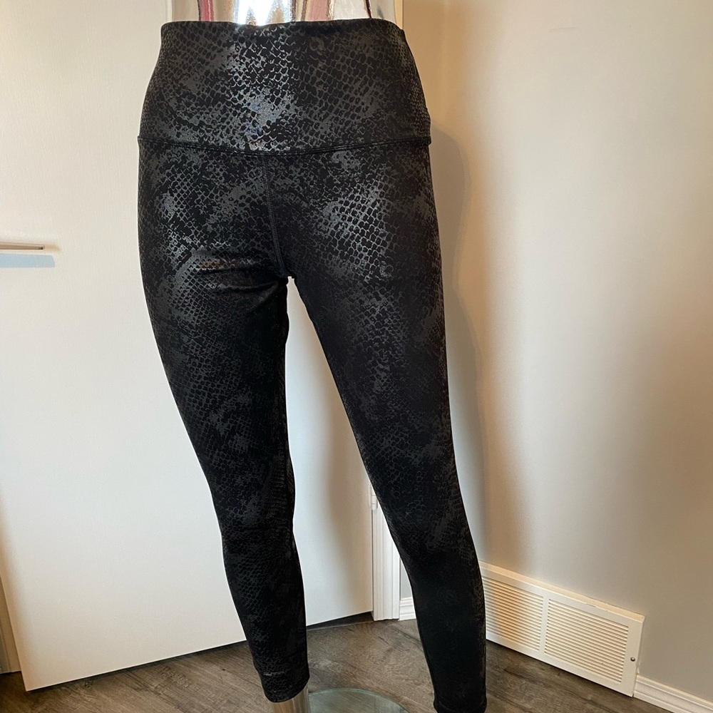 PINK Victoria secret snake skin tights size large